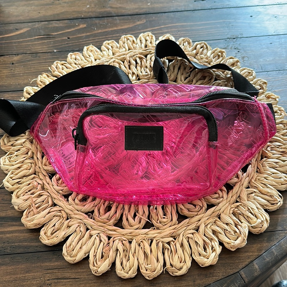 Vintage PINK Victoria’s Secret belt bag New Concert Approved New Huge Size